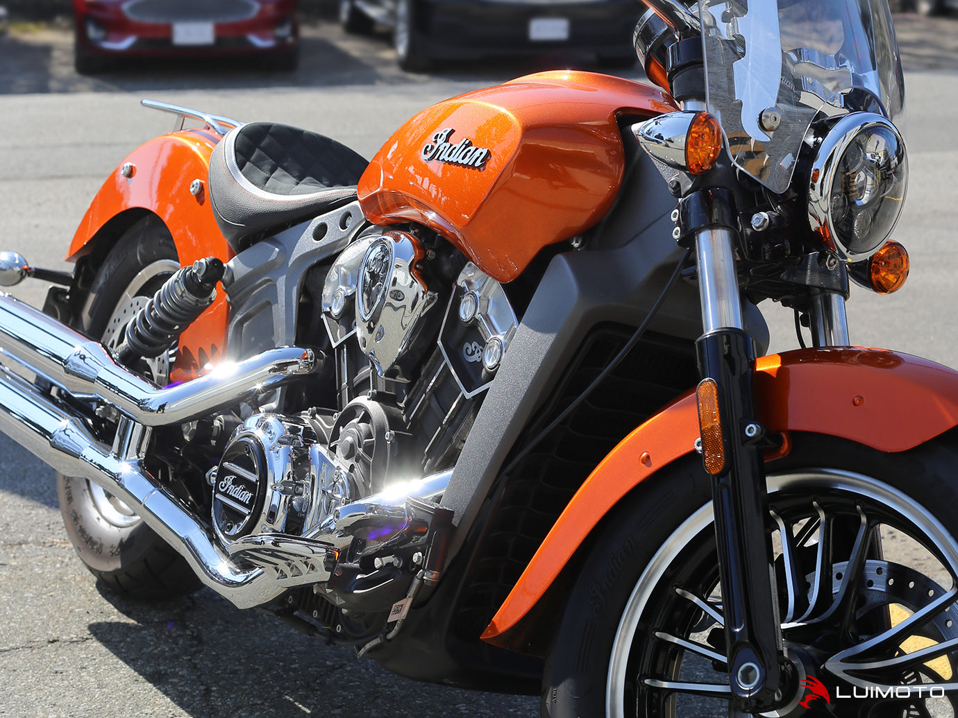 LUIMOTO (Diamond) Seat Cover for the INDIAN Scout Sixty (2015+)