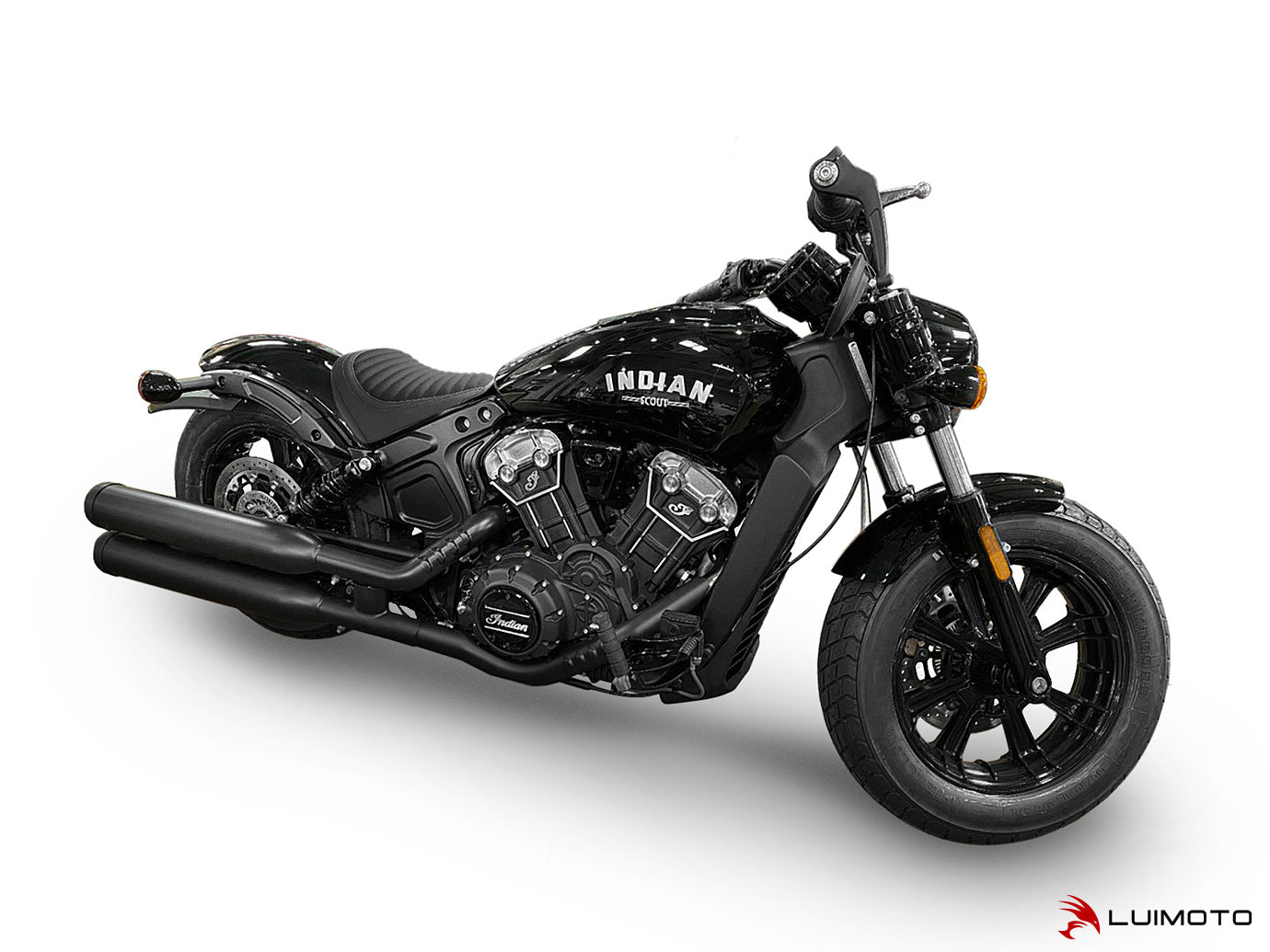 LUIMOTO (Classic) Seat Cover for the INDIAN Scout Bobber (2018+) / Scout Bobber Sixty (2020+)