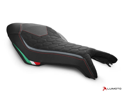 LUIMOTO (HEX-R) Rider Seat Cover for the MV AGUSTA Dragster 800 (2019+)