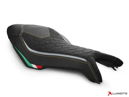 LUIMOTO (HEX-R) Rider Seat Cover for the MV AGUSTA Dragster 800 (2019+)