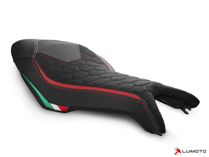 LUIMOTO (HEX-R) Rider Seat Cover for the MV AGUSTA Dragster 800 (2019+)
