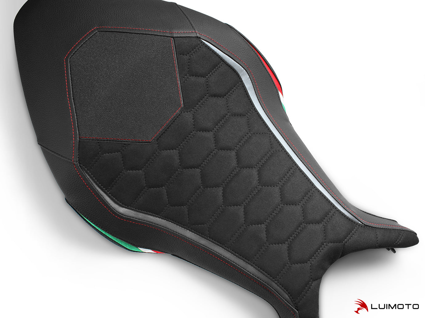 LUIMOTO (HEX-R) Rider Seat Cover for the MV AGUSTA Dragster 800 (2019+)
