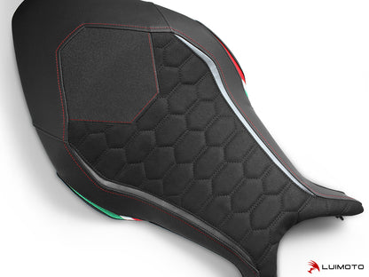 LUIMOTO (HEX-R) Rider Seat Cover for the MV AGUSTA Dragster 800 (2019+)
