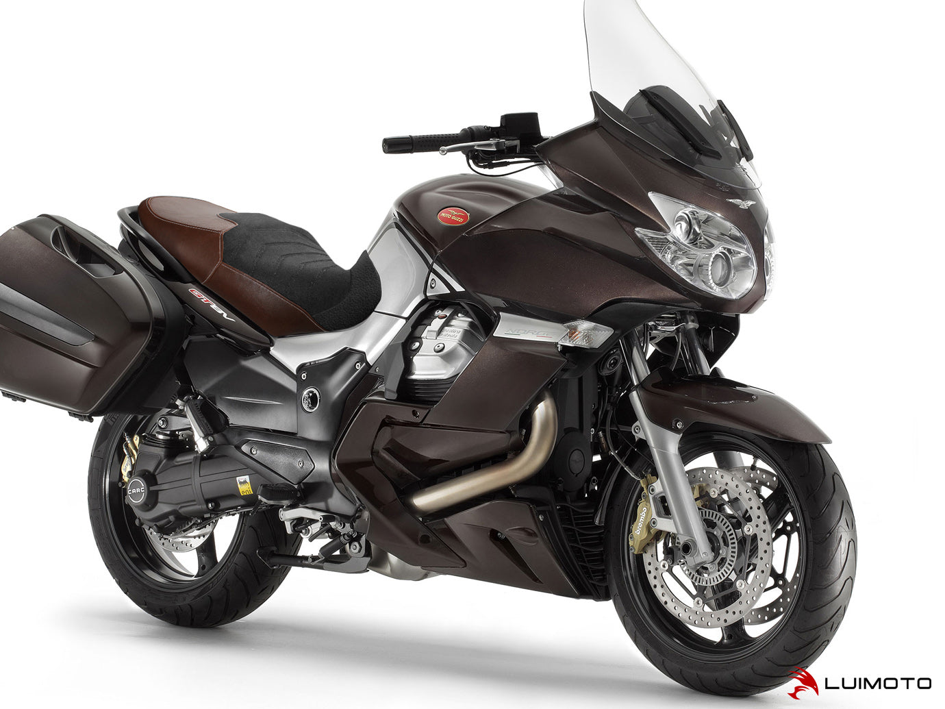 LUIMOTO (Cafe) Seat Covers for the MOTO GUZZI NORGE GT 8V (11-18)