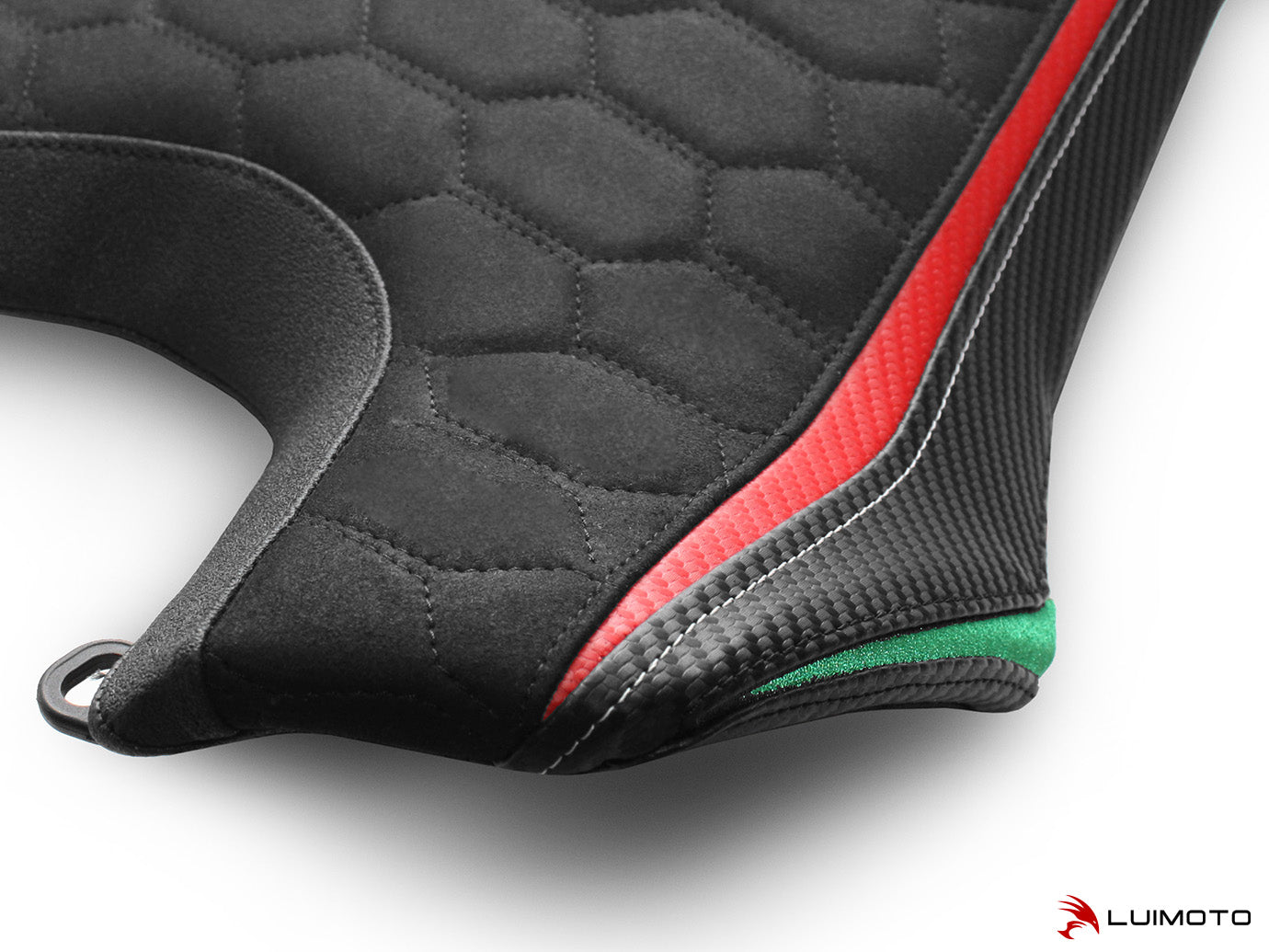 LUIMOTO (HEX-R) Rider Seat Cover for the MV AGUSTA BRUTALE 800 (2016+)