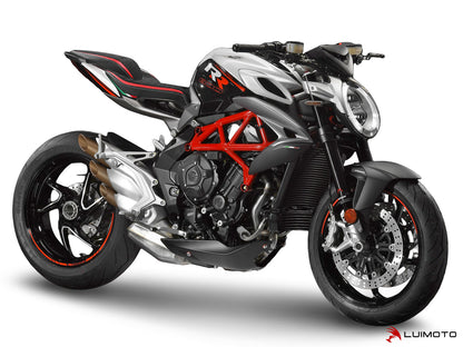 LUIMOTO (HEX-R) Passenger Seat Cover for the MV AGUSTA BRUTALE 800 (2016+)