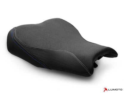 LUIMOTO Baseline Rider Seat Cover for the KAWASAKI Ninja ZX-25R (2020+) and ZX4RR (2023+)