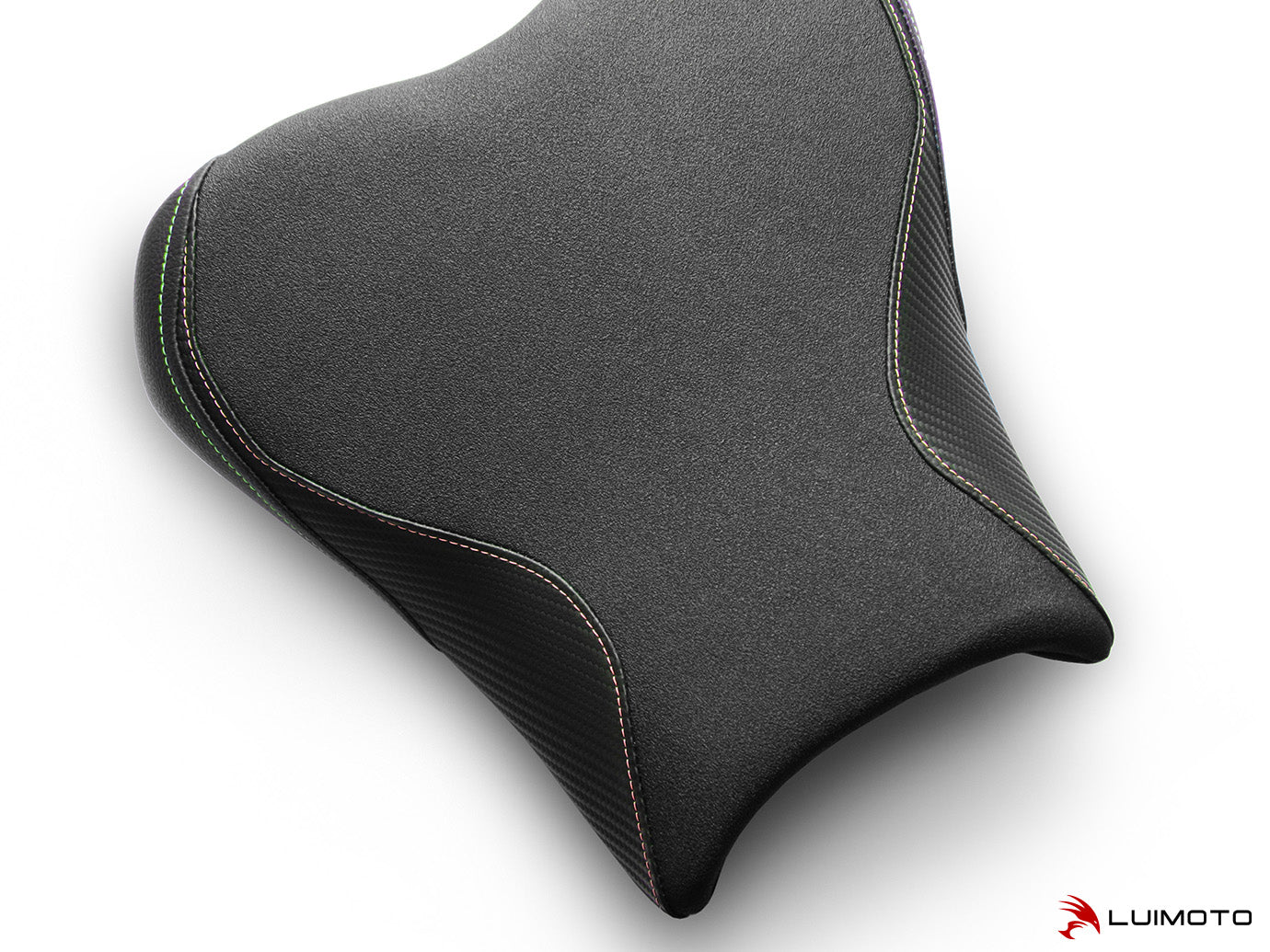 LUIMOTO Baseline Rider Seat Cover for the KAWASAKI Ninja ZX-25R (2020+) and ZX4RR (2023+)