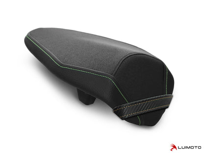 LUIMOTO Baseline Passenger Seat Cover for the KAWASAKI Ninja ZX-25R (2020+) and ZX4RR (2023+)