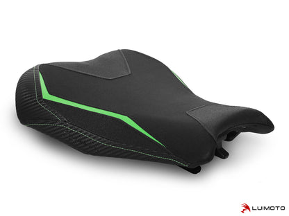 LUIMOTO SPORT Rider Seat Cover for the KAWASAKI Ninja ZX-25R (2020+) and ZX4RR (2023+)