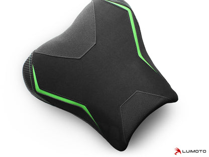 LUIMOTO SPORT Rider Seat Cover for the KAWASAKI Ninja ZX-25R (2020+) and ZX4RR (2023+)