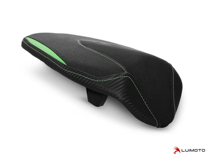 LUIMOTO SPORT Passenger Seat Cover for the KAWASAKI Ninja ZX-25R (2020+) and ZX4RR (2023+)