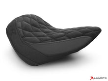 LUIMOTO (Hex-Diamond) Rider Seat Cover for the HARLEY DAVIDSON STREET BOB (2018+)