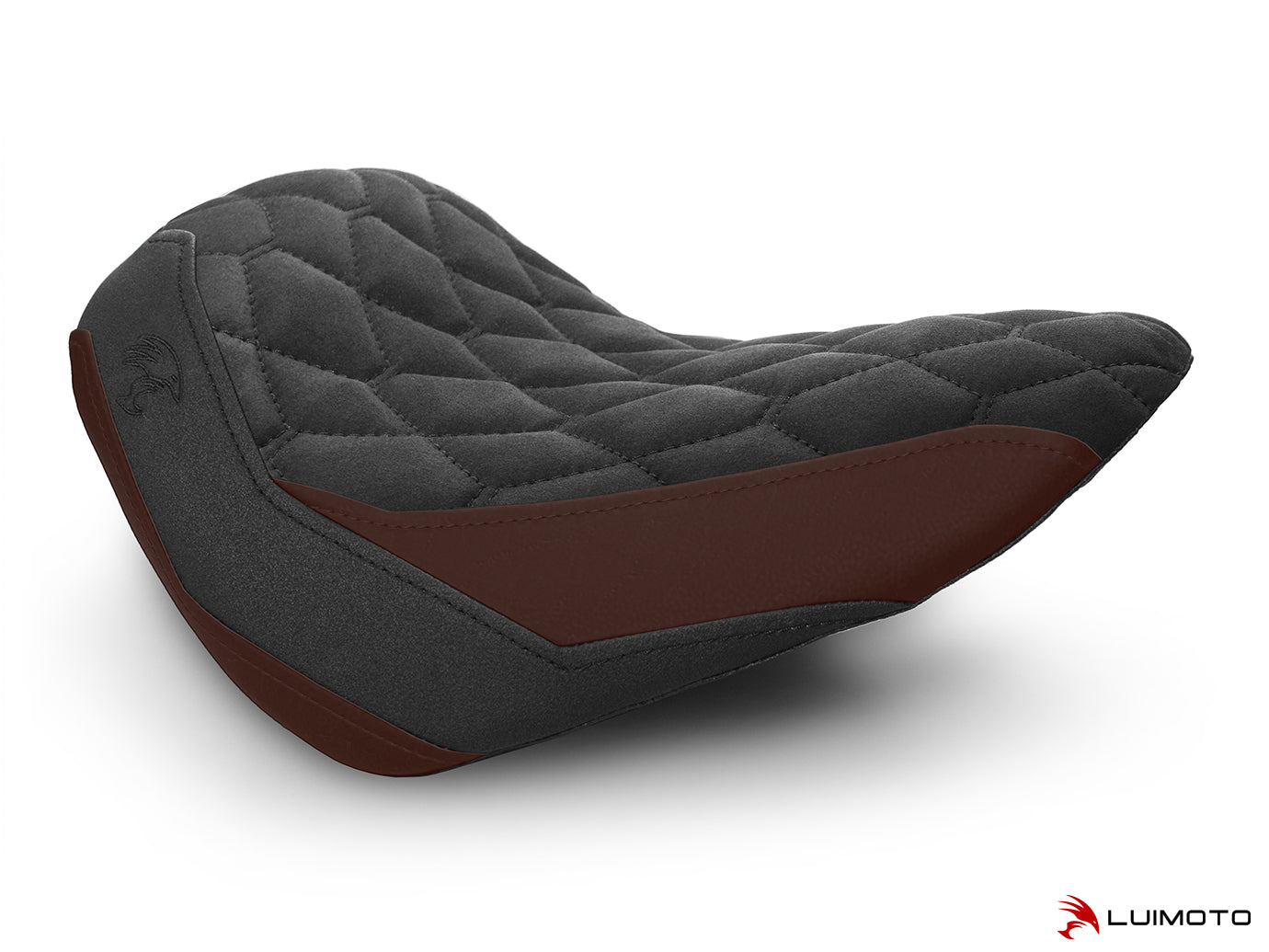 LUIMOTO (Hex-Diamond) Rider Seat Cover for the HARLEY DAVIDSON STREET BOB (2018+)