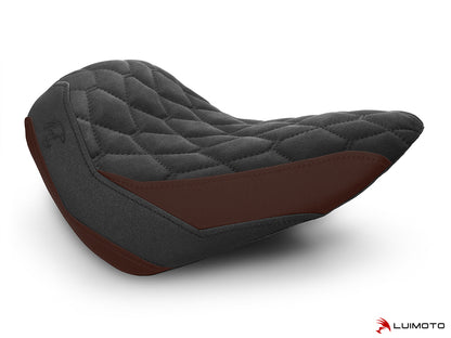 LUIMOTO (Hex-Diamond) Rider Seat Cover for the HARLEY DAVIDSON STREET BOB (2018+)