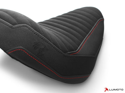 LUIMOTO (Classic) Rider Seat Cover for the HARLEY DAVIDSON STREET BOB (2018+)