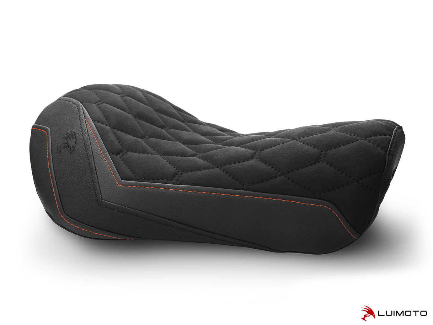 LUIMOTO (Hex-Diamond) Rider Seat Cover for the HARLEY DAVIDSON SPORTSTER IRON 883 (2016+)