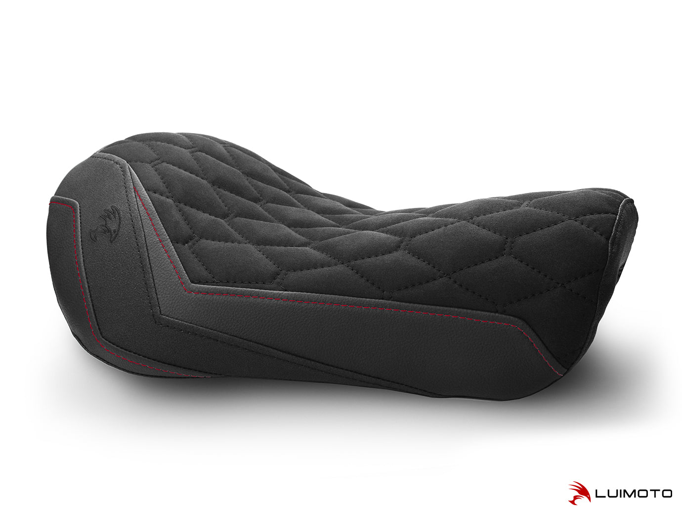 LUIMOTO (Hex-Diamond) Rider Seat Cover for the HARLEY DAVIDSON SPORTSTER IRON 883 (2016+)