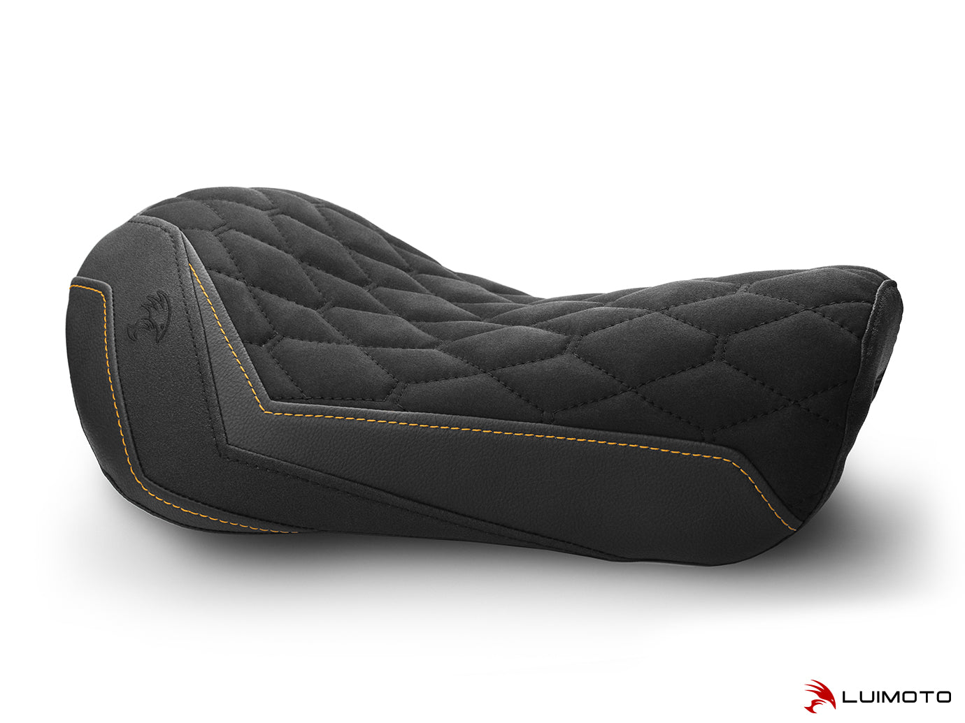 LUIMOTO (Hex-Diamond) Rider Seat Cover for the HARLEY DAVIDSON SPORTSTER IRON 883 (2016+)