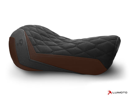 LUIMOTO (Hex-Diamond) Rider Seat Cover for the HARLEY DAVIDSON SPORTSTER IRON 883 (2016+)
