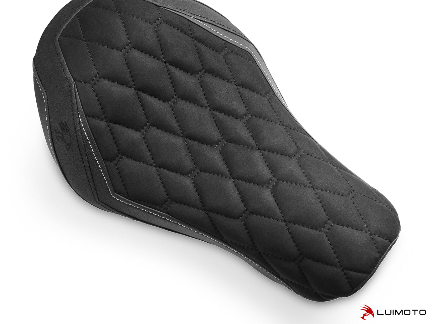 LUIMOTO (Hex-Diamond) Rider Seat Cover for the HARLEY DAVIDSON SPORTSTER IRON 883 (2016+)