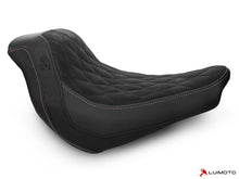 LUIMOTO (Hex-Diamond) Rider Seat Cover for the HARLEY DAVIDSON LOW RIDER S (2016+)
