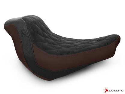 LUIMOTO (Hex-Diamond) Rider Seat Cover for the HARLEY DAVIDSON LOW RIDER S (2016+)