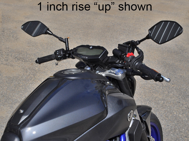 WOODCRAFT Yamaha FZ-07 (MT07) '15 Clipon Adapter Plate Set w/Bars