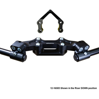 Woodcraft Ducati Monster 1200R (16-19) Clipon Riser Adapter Plate With Bars