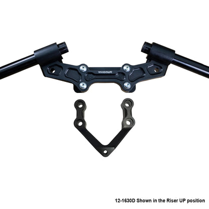 Woodcraft Ducati Monster 1200R (16-19) Clipon Riser Adapter Plate With Bars