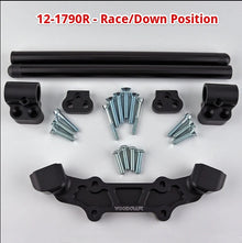 WOODCRAFT KTM 790 / 890 Duke R Clipon Riser Adapter Plate Kit W/ Bars