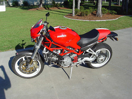 LUIMOTO (Corse) Rider Seat Cover for the DUCATI MONSTER (00-07)
