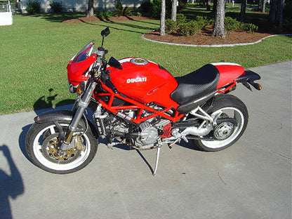 LUIMOTO (Corse) Rider Seat Cover for the DUCATI MONSTER (00-07)