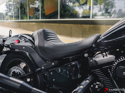 LUIMOTO (Classic) Rider Seat Cover for the HARLEY DAVIDSON LOW RIDER S (2016+)