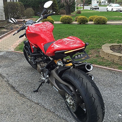 New Rage Cycles (NRC) Ducati Monster 1200/821 'Stealth' Fender Eliminator Kit