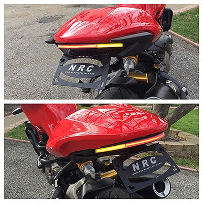 New Rage Cycles (NRC) Ducati Monster 1200/821 'Stealth' Fender Eliminator Kit