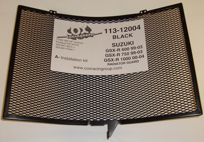 Cox Racing Radiator Guards for the Suzuki GSX-R 600  GSX-R 750 and GSX-R 1000 (99-03)