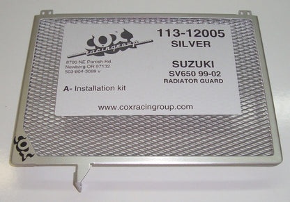 Cox Racing Radiator Guards for the Suzuki SV650 (99-02)