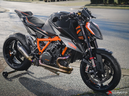 LUIMOTO (R-Cafe) Passenger Seat Covers for the KTM 1290 Super Duke R (2020+)
