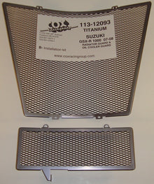 Cox Racing Radiator Guards for the Suzuki GSX-R 1000 (07-08) - type 2