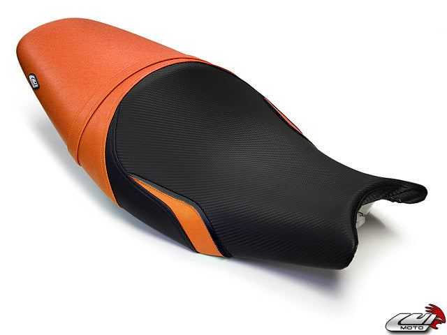 LUIMOTO (Sport) Rider Seat Covers for the KAWASAKI ER6N ER6F 650R (05-08)