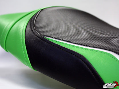 LUIMOTO (Sport) Rider Seat Covers for the KAWASAKI ER6N ER6F 650R (05-08)
