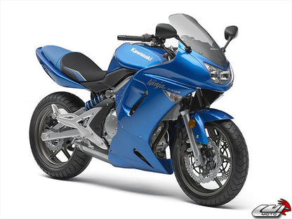 LUIMOTO (Sport) Rider Seat Covers for the KAWASAKI ER6N ER6F 650R (05-08)