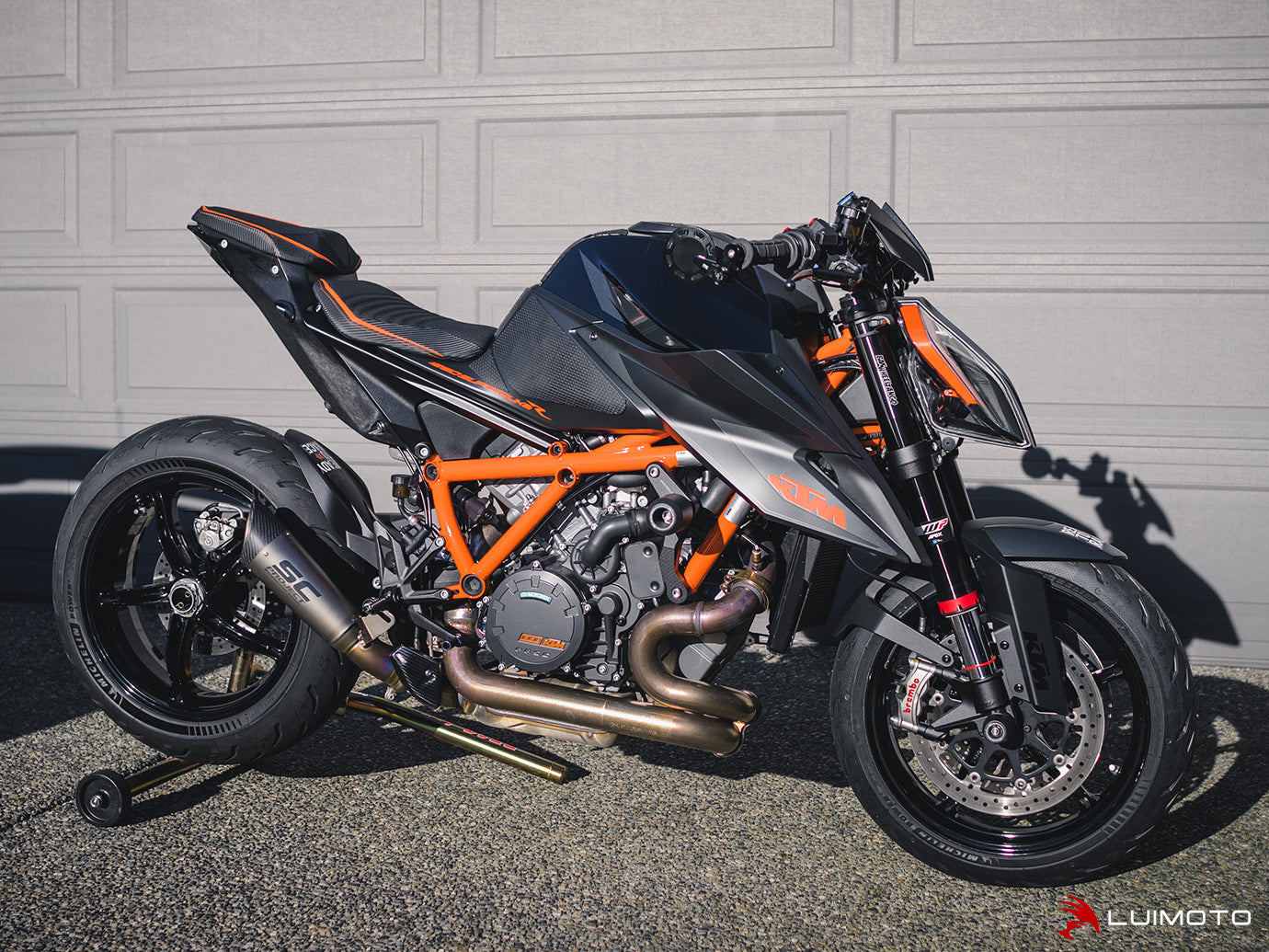 LUIMOTO (Race) Rider Seat Cover for the KTM 1290 Super Duke R (2020+)