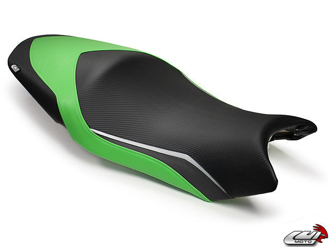 LUIMOTO (Sport) Rider Seat Covers for the KAWASAKI ER6N ER6F 650R (09-11)