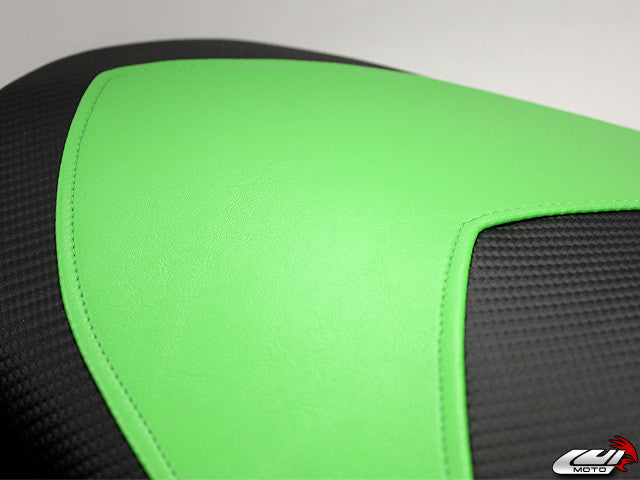 LUIMOTO (Sport) Rider Seat Covers for the KAWASAKI ER6N ER6F 650R (09-11)