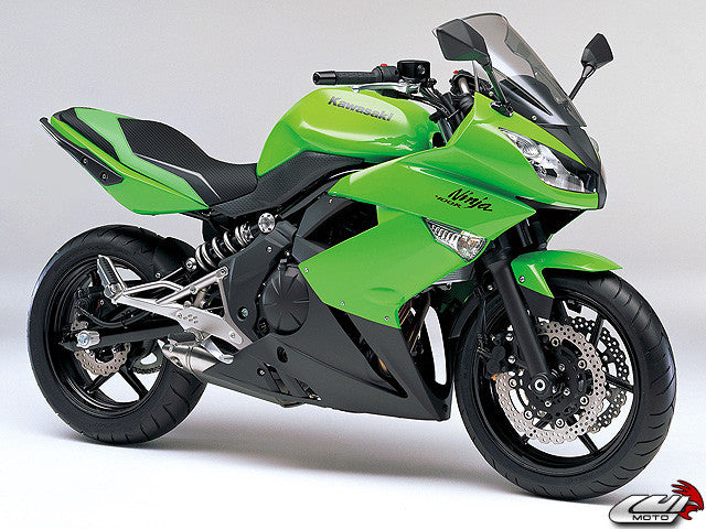LUIMOTO (Sport) Rider Seat Covers for the KAWASAKI ER6N ER6F 650R (09-11)