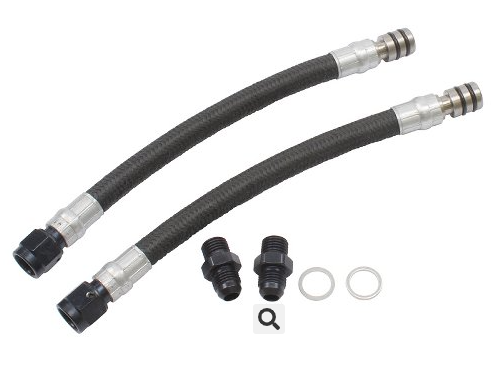 Fren Tubo Carbotech Carbon Fiber, Kevlar or Stainless Complete Radiator (Oil Cooler) Line Kit for the Ducati Superbike 1098R
