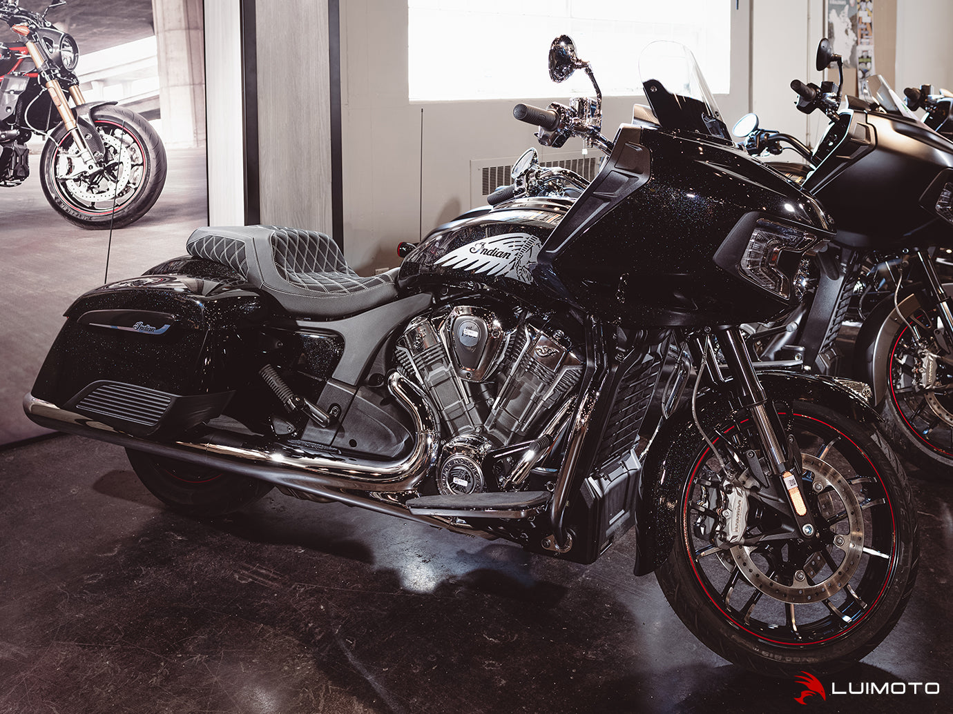 LUIMOTO (Diamond II) Seat Covers for the INDIAN CHALLENGER (2020+)