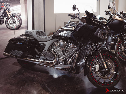 LUIMOTO (Diamond II) Seat Covers for the INDIAN CHALLENGER (2020+)